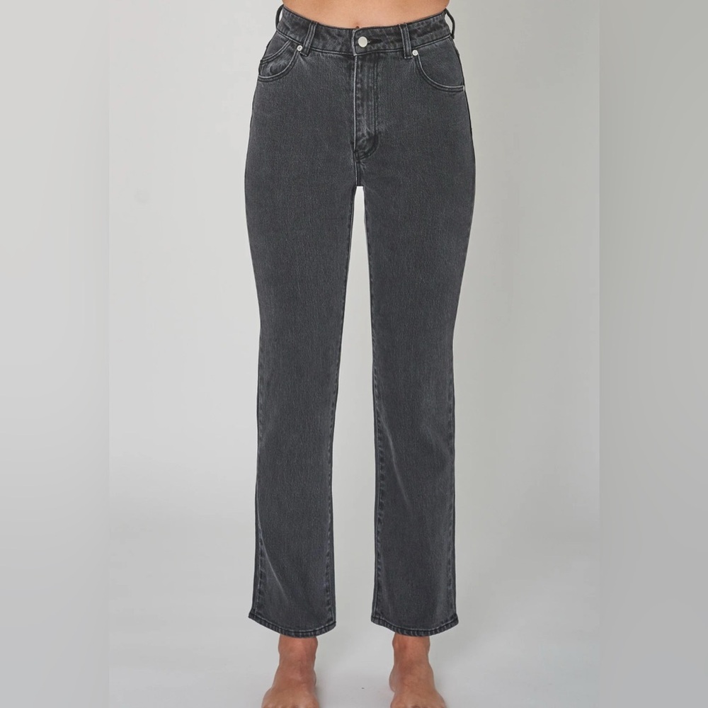 ROLLA’S Original High Rise Straight Jeans | Brad Black | Size 28